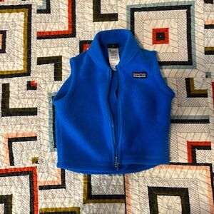 Patagonia Fleece Vest Light Blue Size 6M